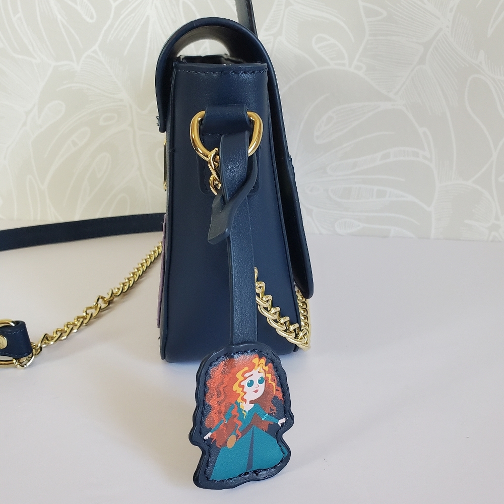Loungfly BRAVE Princess Castle Crossbody Bag And Matching Wallet NWOT - Picture 4 of 16